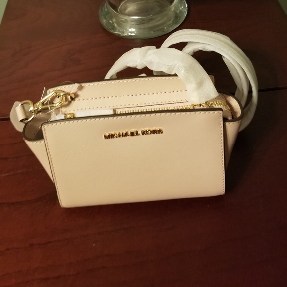 Michael Kors Selma Mini Crossbody Bag Ballet - Picture 5 of 6